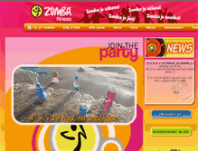 Tablet Screenshot of letszumba.cz